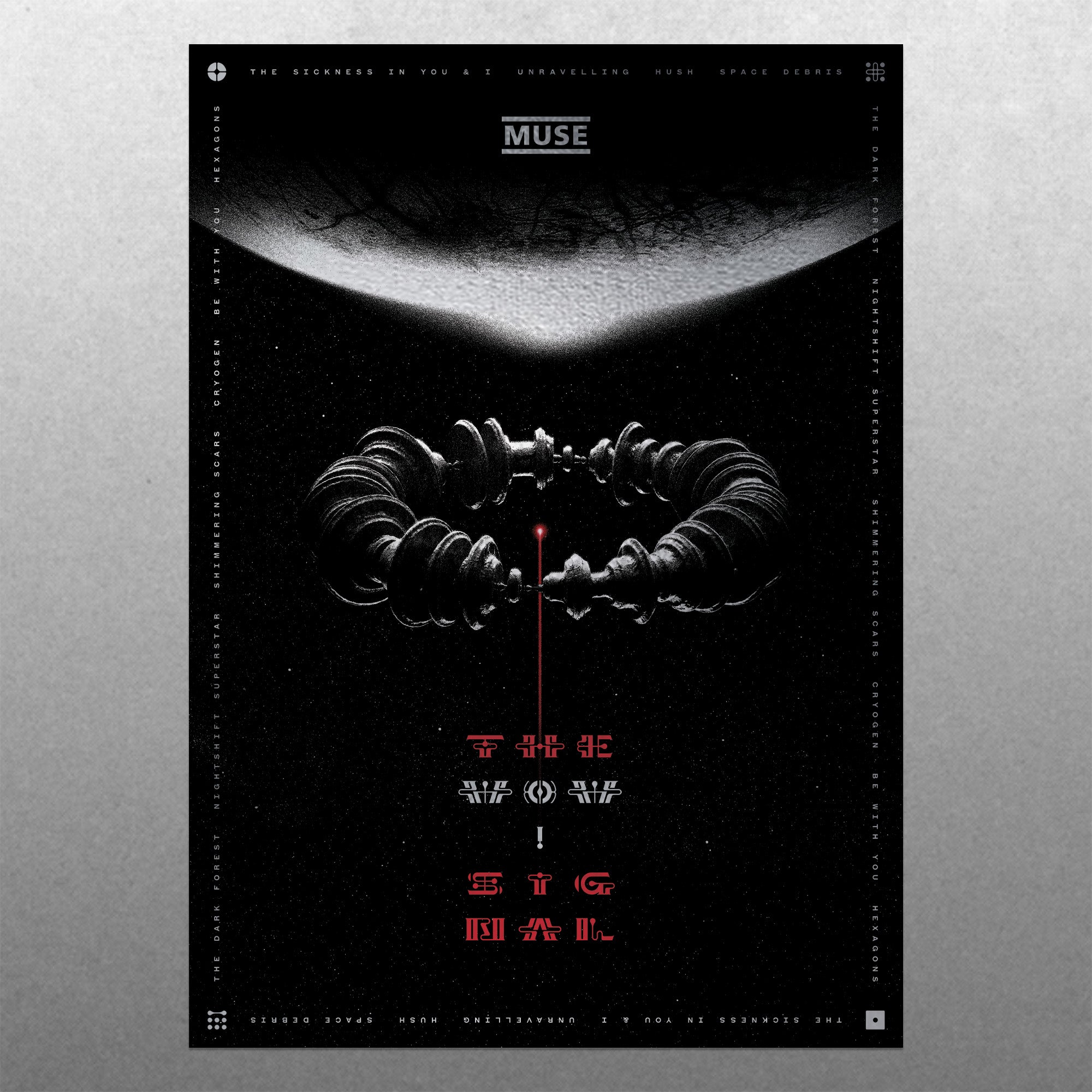 The Wow! Signal Mirror Print