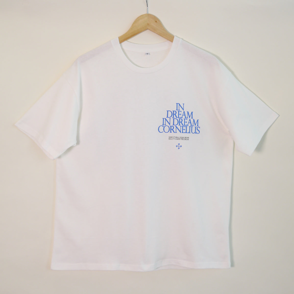 夢中夢 TOUR T-SHIRT (ecru×blue)