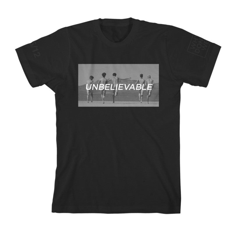 アンビリーバブル・ユニセックスTシャツ(黒)
