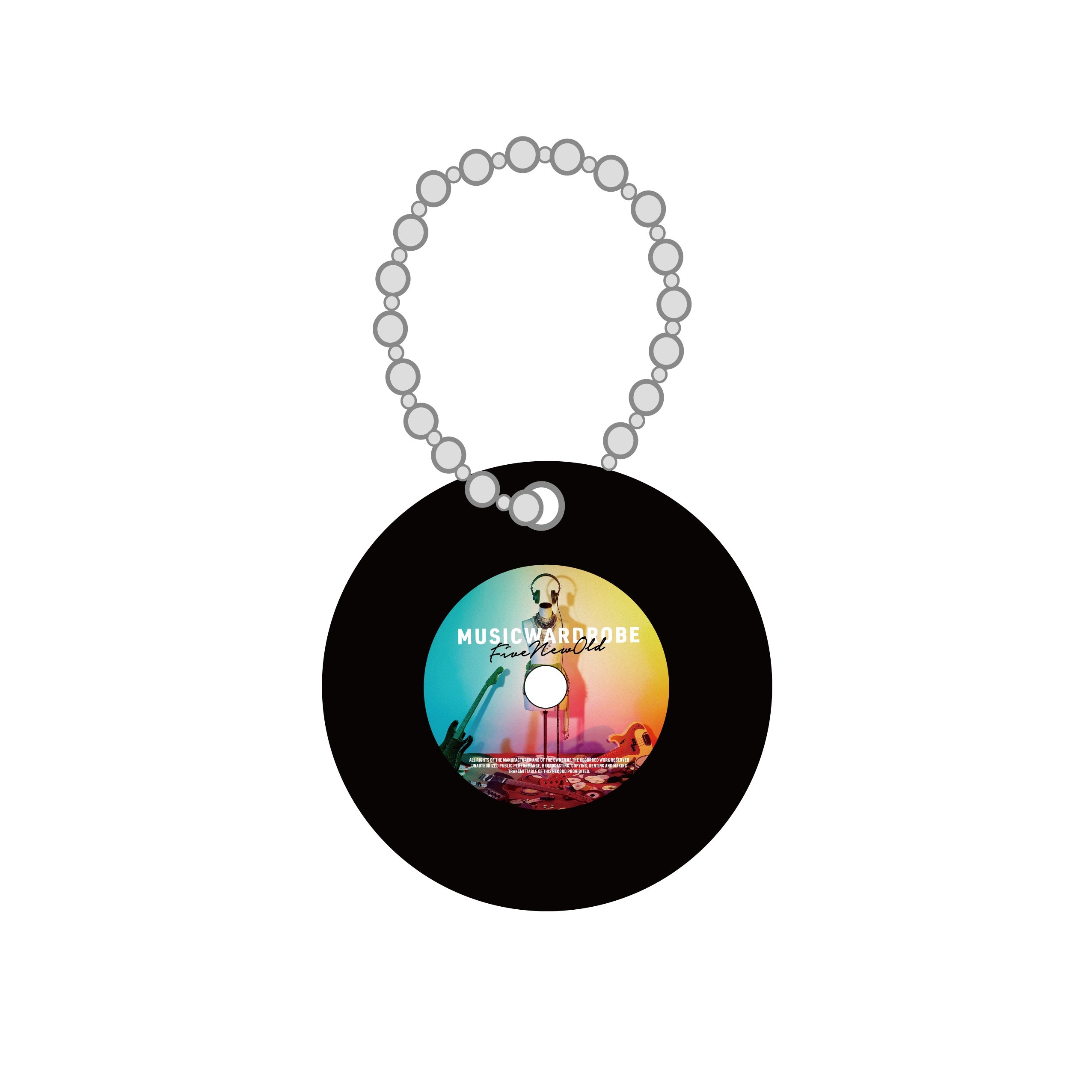 Vinyl Key Holder "MUSIC WARDROBE"