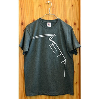 Tシャツ META斜め(グレー)