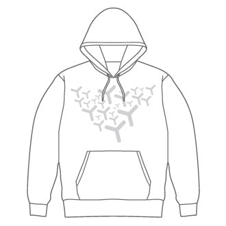 サントニブンノイチ × YYY BIGパーカー WHITE