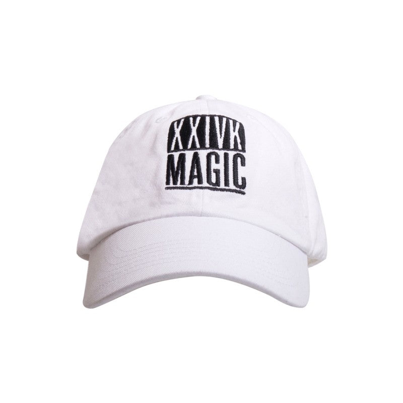 Magic Block Dad Hat ホワイト