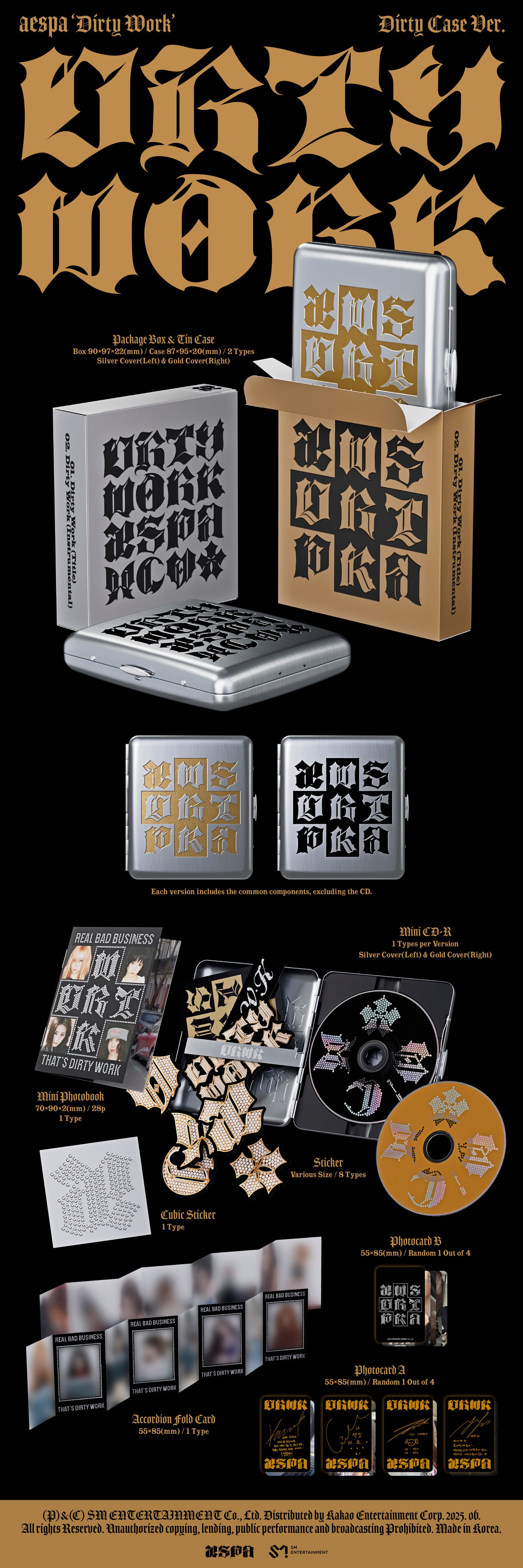 《3形態セット》 Dirty Work (Dirty Case Ver.)2種＋(Dirty Worker Ver.)1種