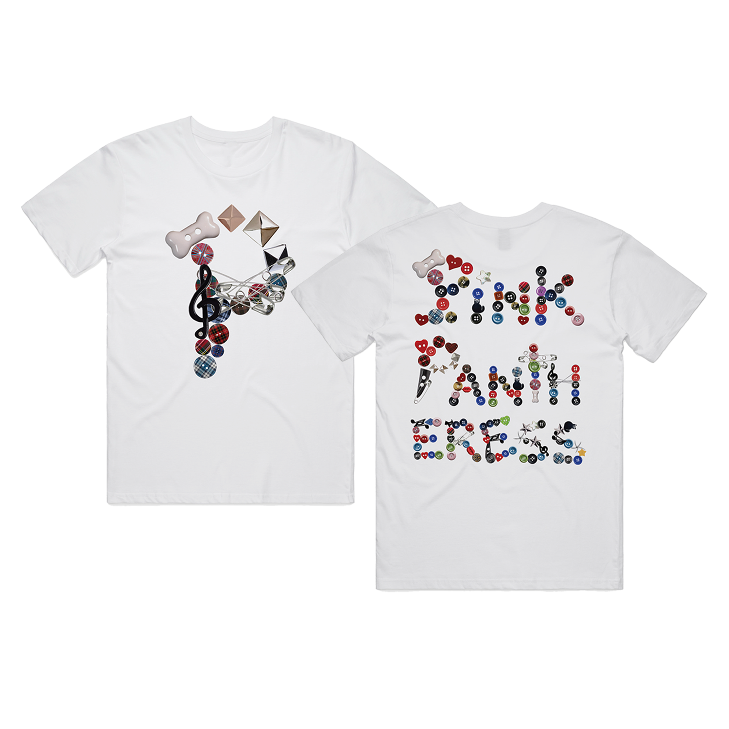 ボタンTシャツ