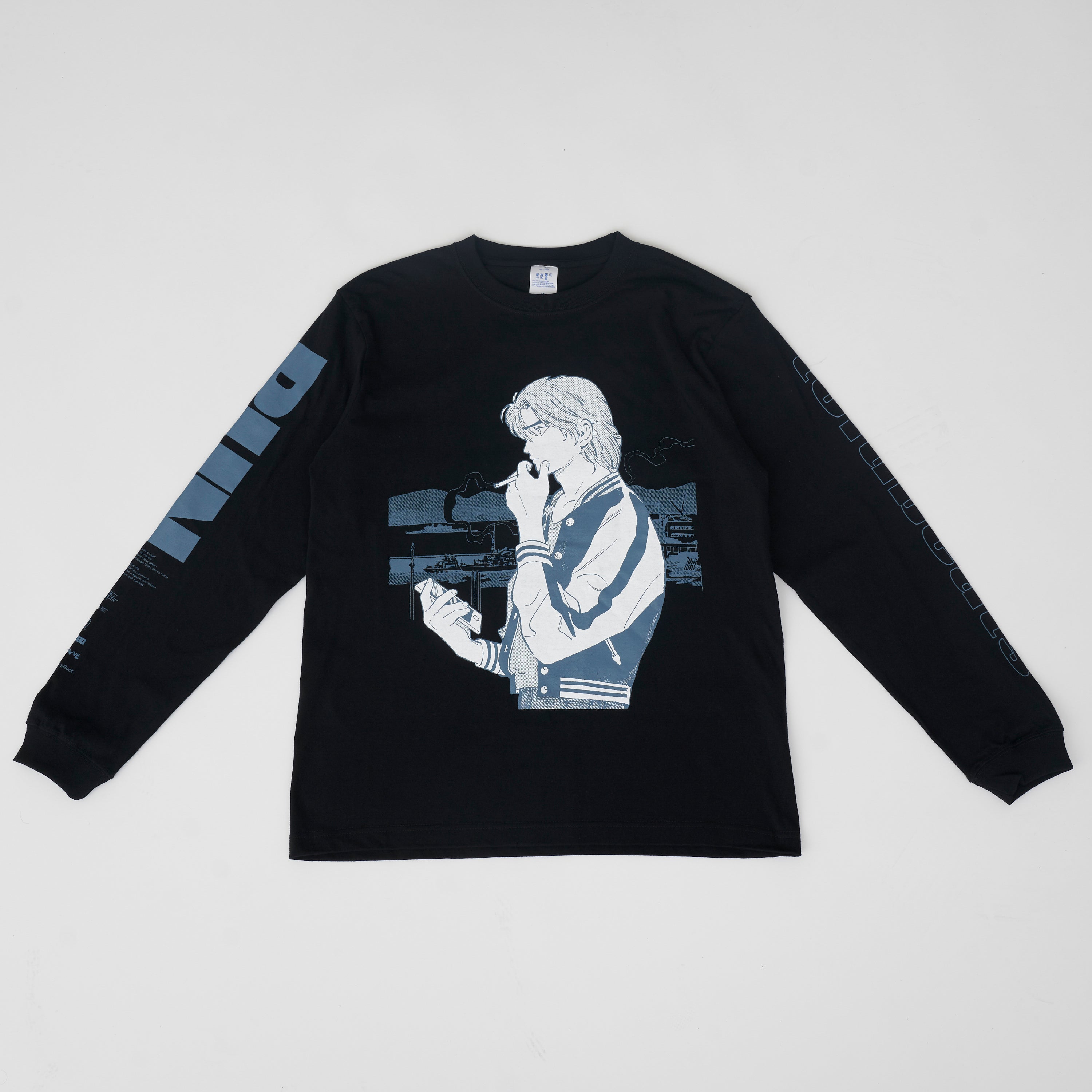 10th anniv. 「RUN」Long Sleeve T-Shirt BLACK