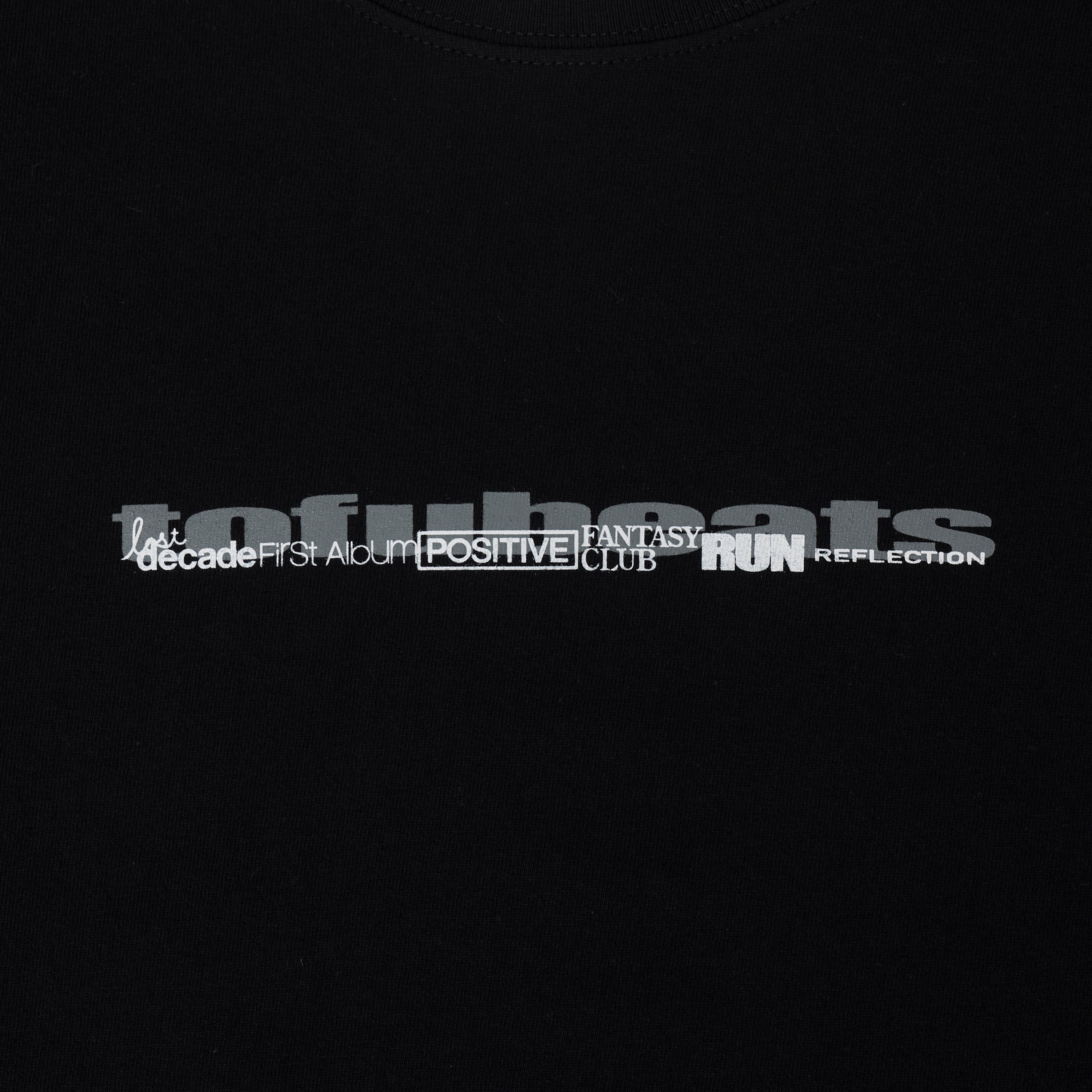 10th anniv. Discography T-Shirts BLACK