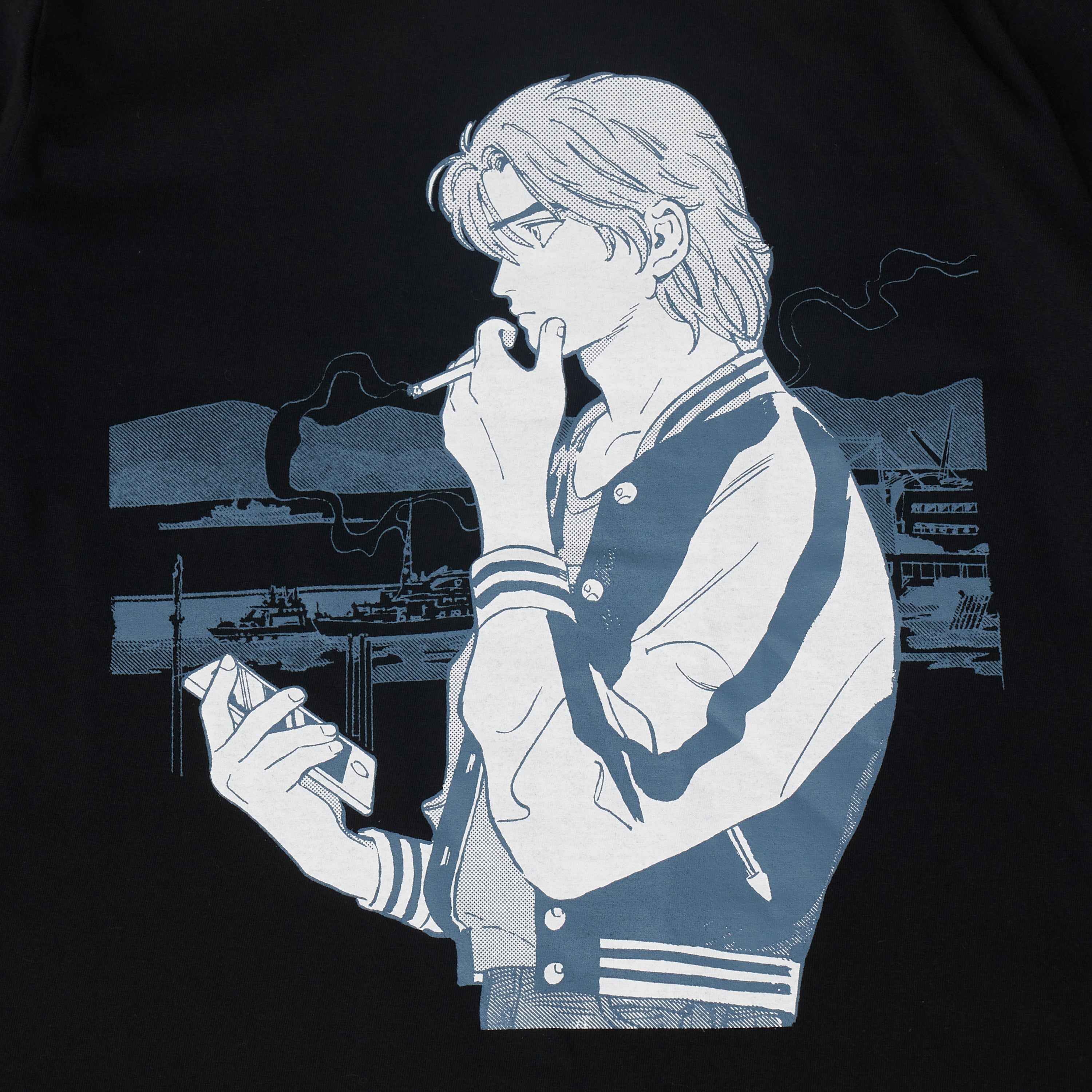 10th anniv. 「RUN」Long Sleeve T-Shirt BLACK