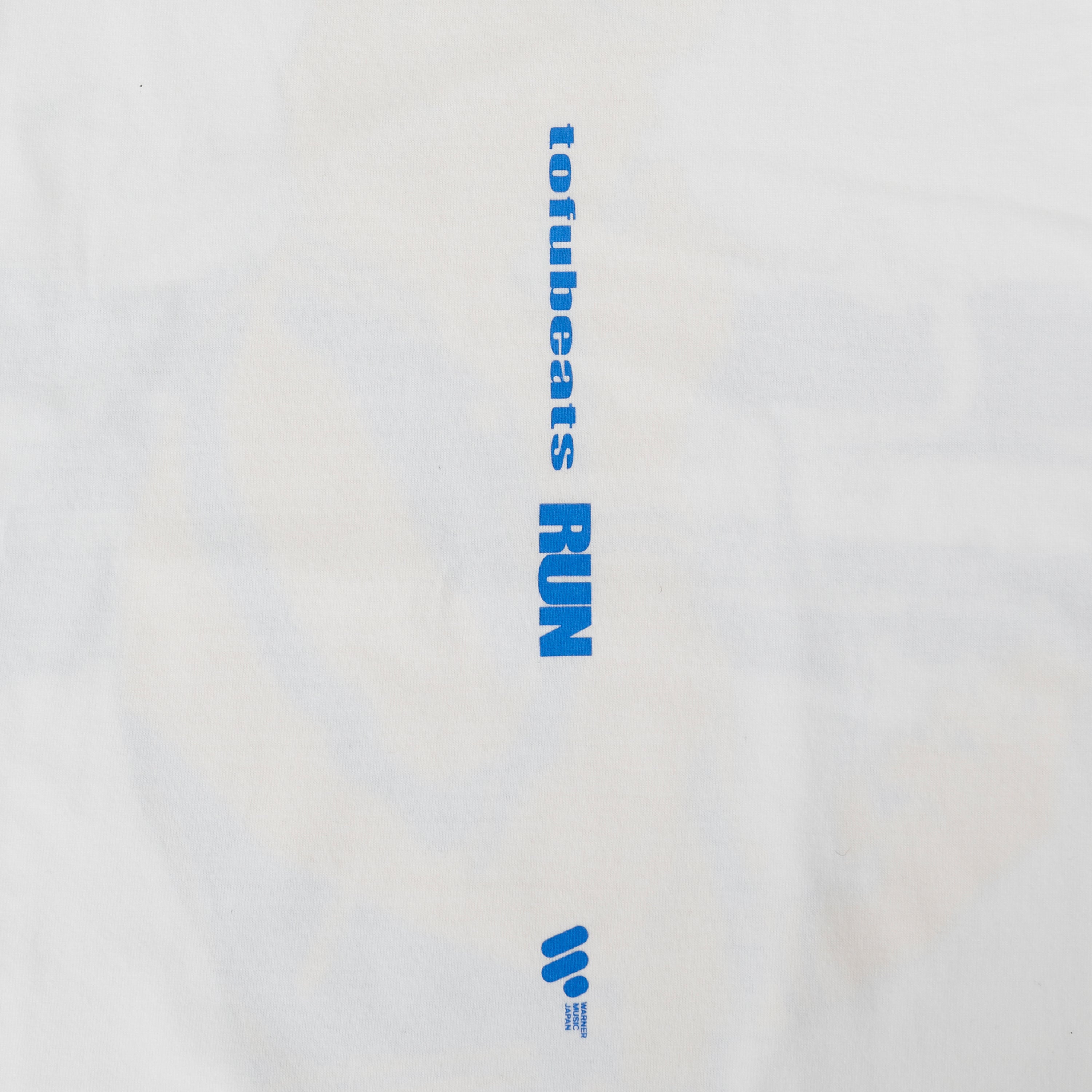 10th anniv. 「RUN」Long Sleeve T-Shirt WHITE