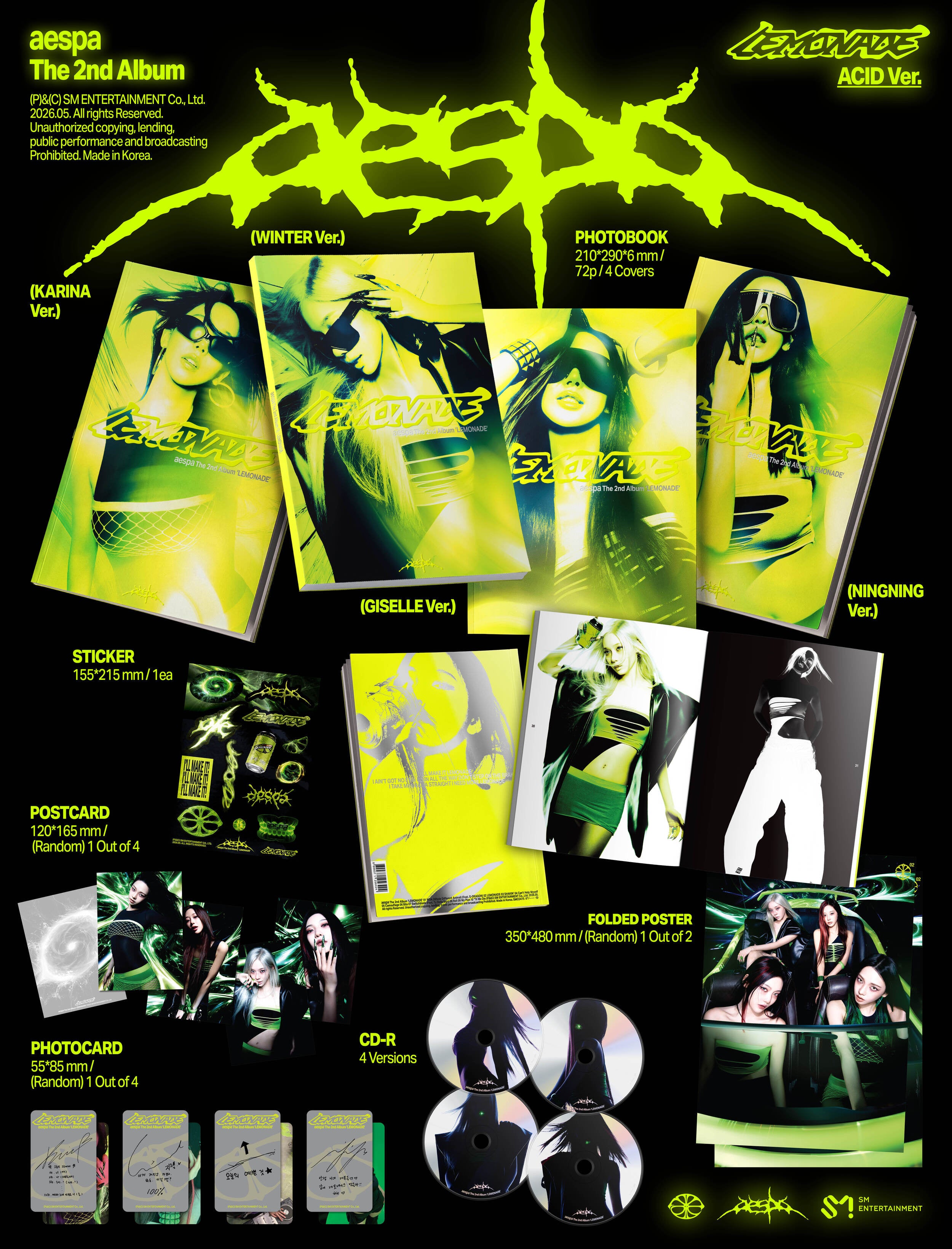 【ラキドロ対象】The 2nd Album 'LEMONADE' (ACID Ver.)