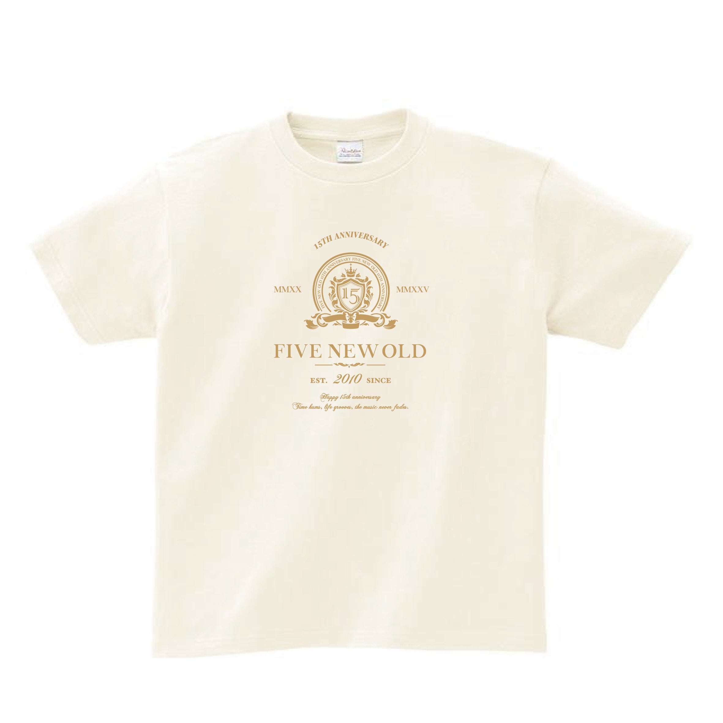 15th Emblem T-shirt[ivory]