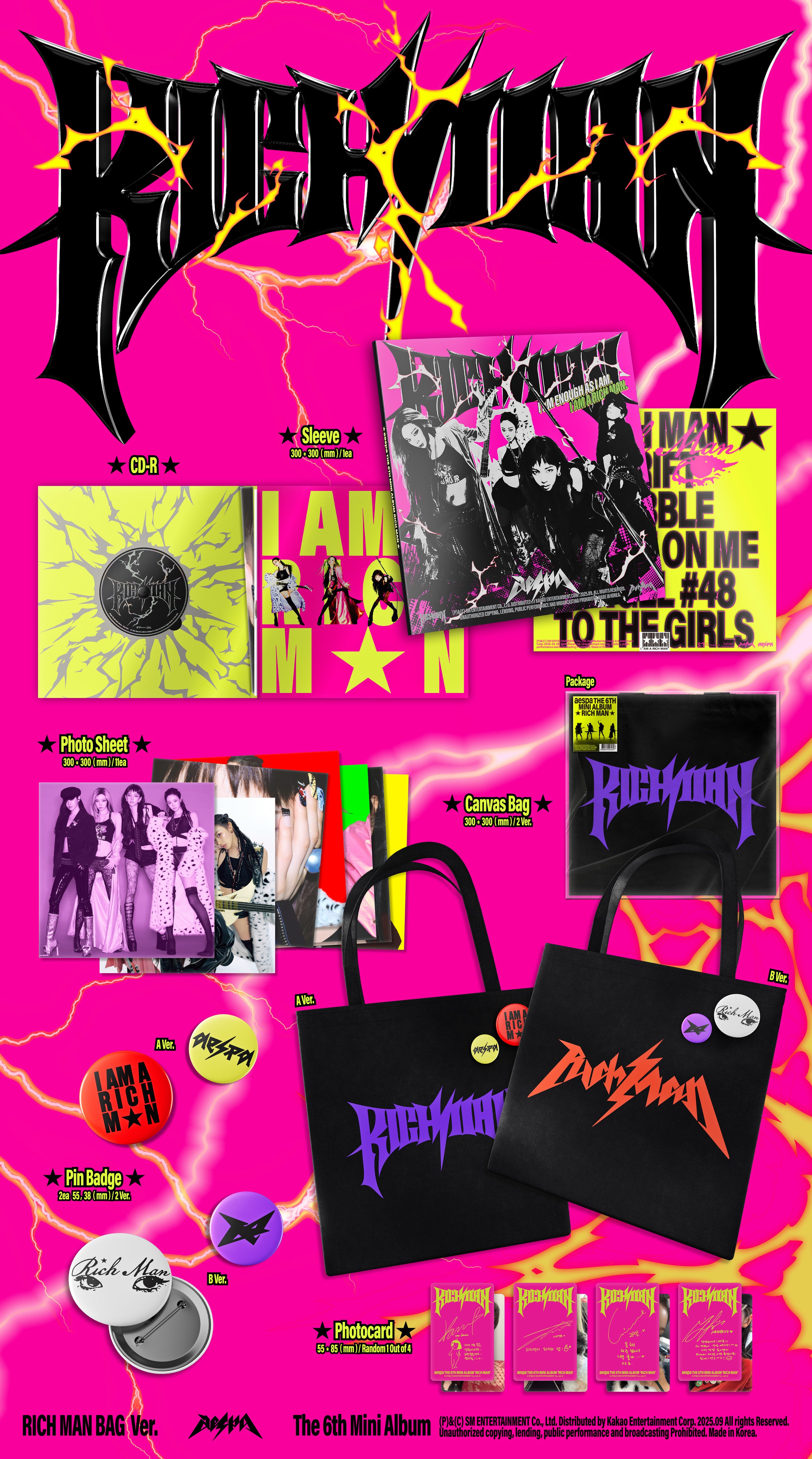 The 6th Mini Album ‘Rich Man’ (RICH MAN BAG Ver.)