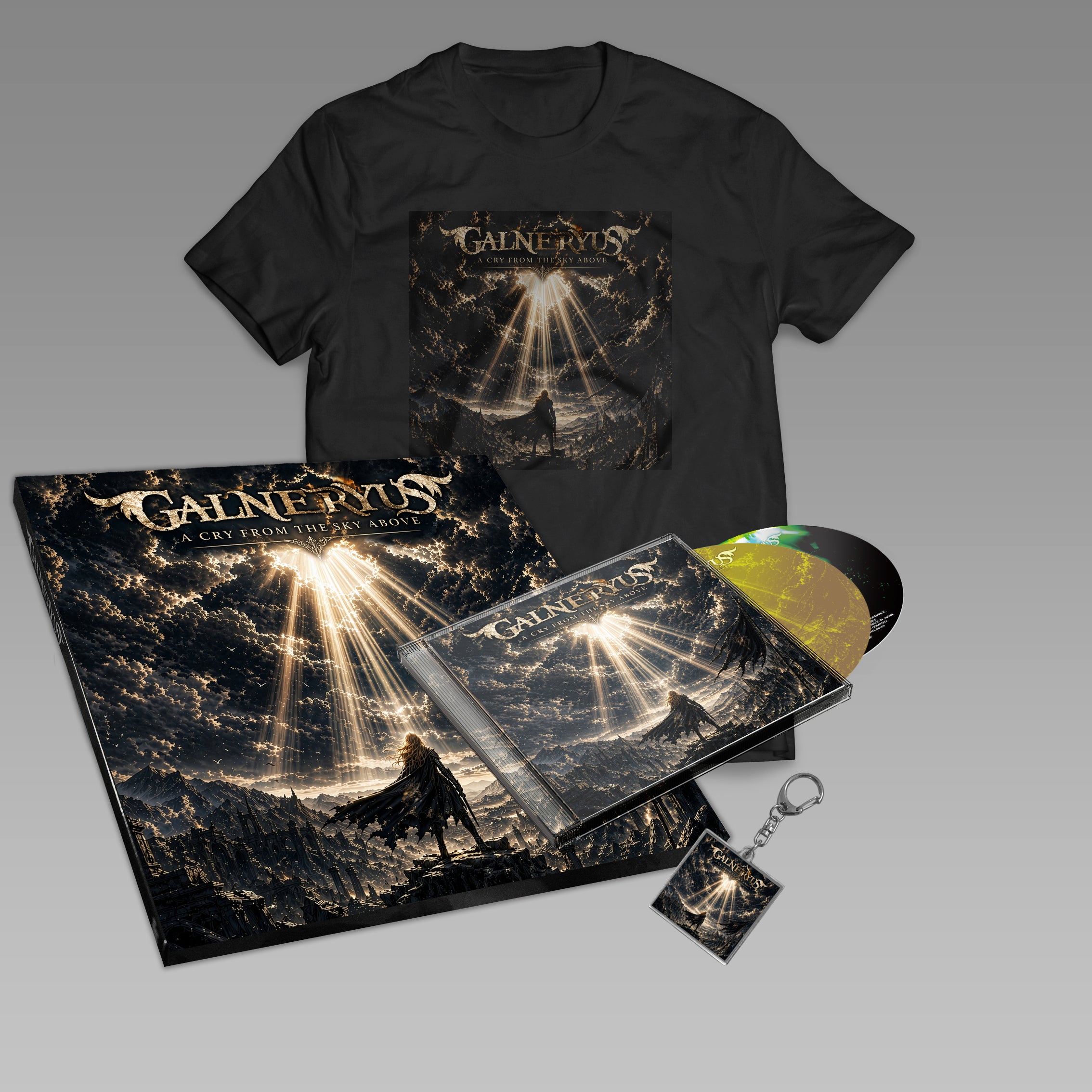 A CRY FROM THE SKY ABOVE 【WMS限定】アクリルキーホルダー＆Tシャツ付き完全生産限定盤（CD＋Blu-ray＋Tシャツ(サイズL)）
