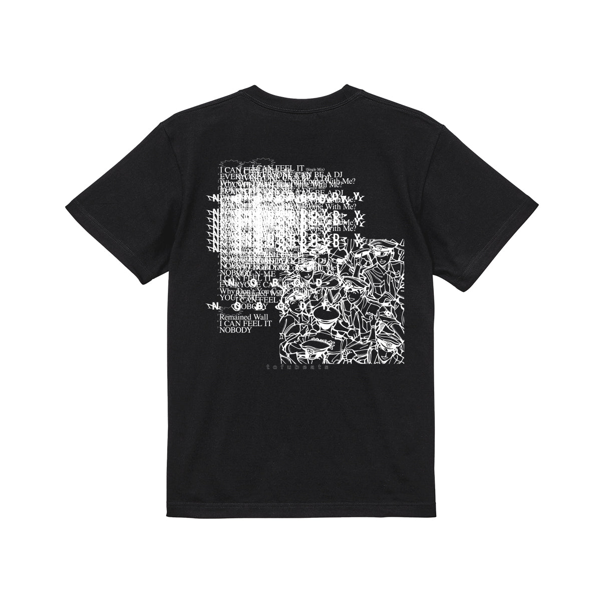 NOBODY　T-Shirts　BLACK