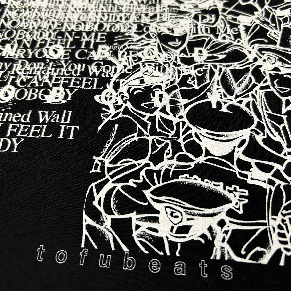 NOBODY　T-Shirts　BLACK