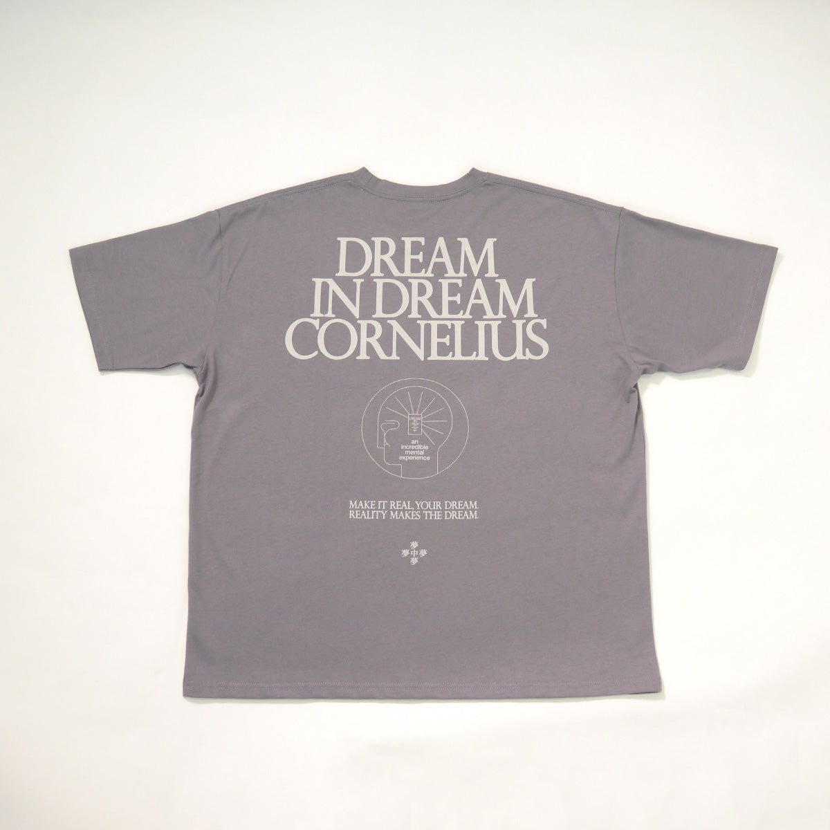 夢中夢 TOUR T-SHIRT (cement×white)