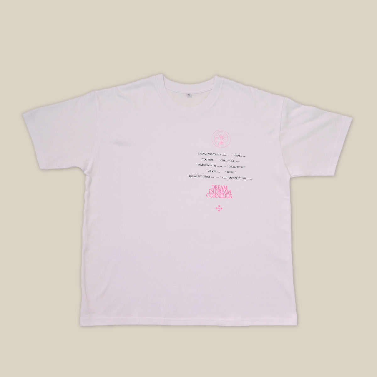 夢中夢 TOUR T-SHIRT (white×pink)