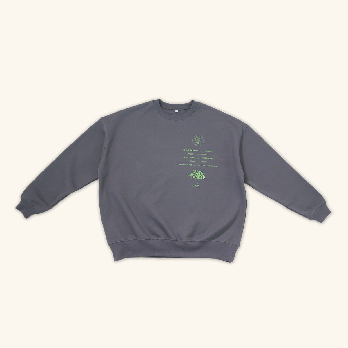 夢中夢 TOUR SWEAT (cement)