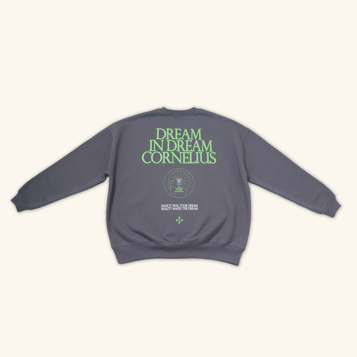 夢中夢 TOUR SWEAT (cement)