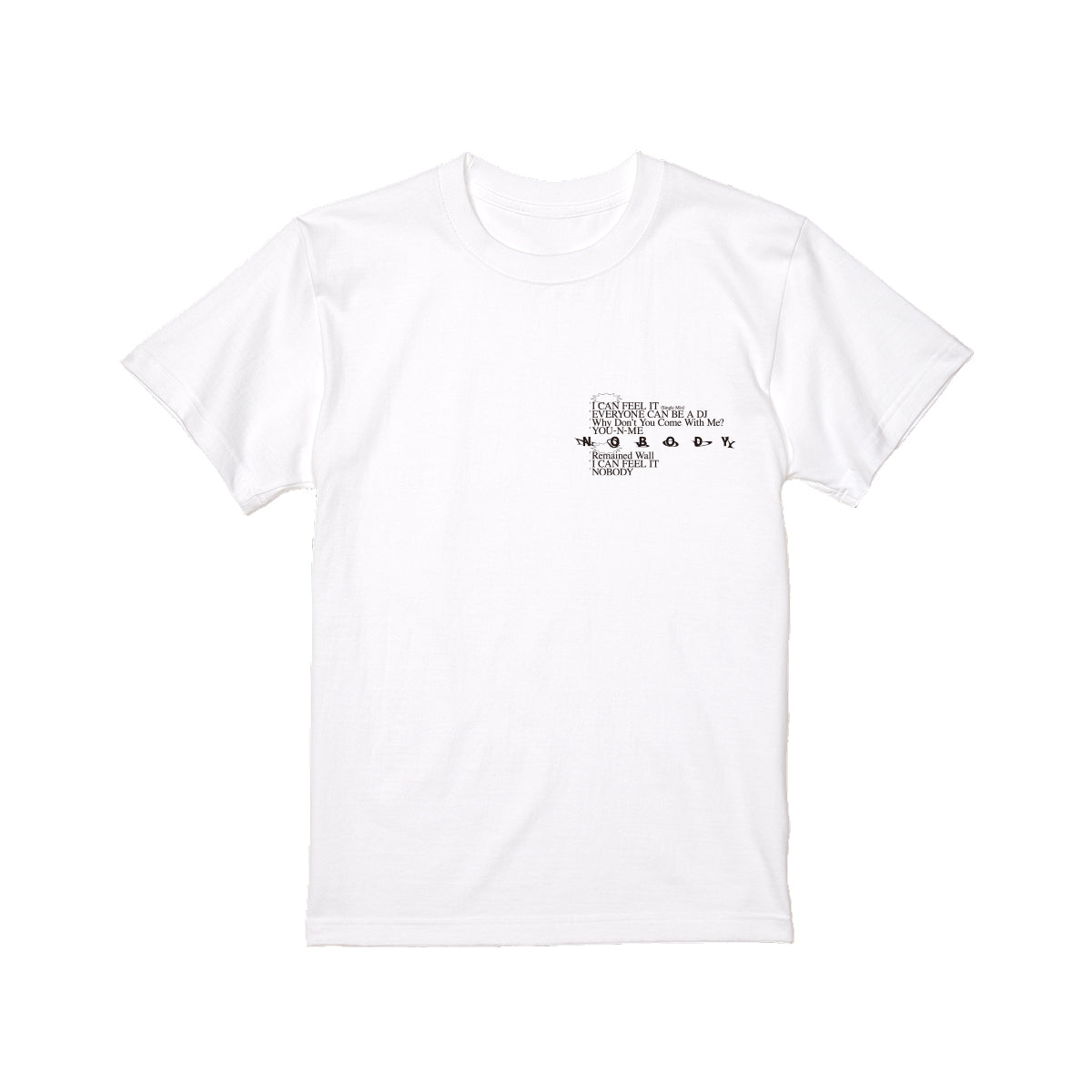 NOBODY　T-Shirts　WHITE