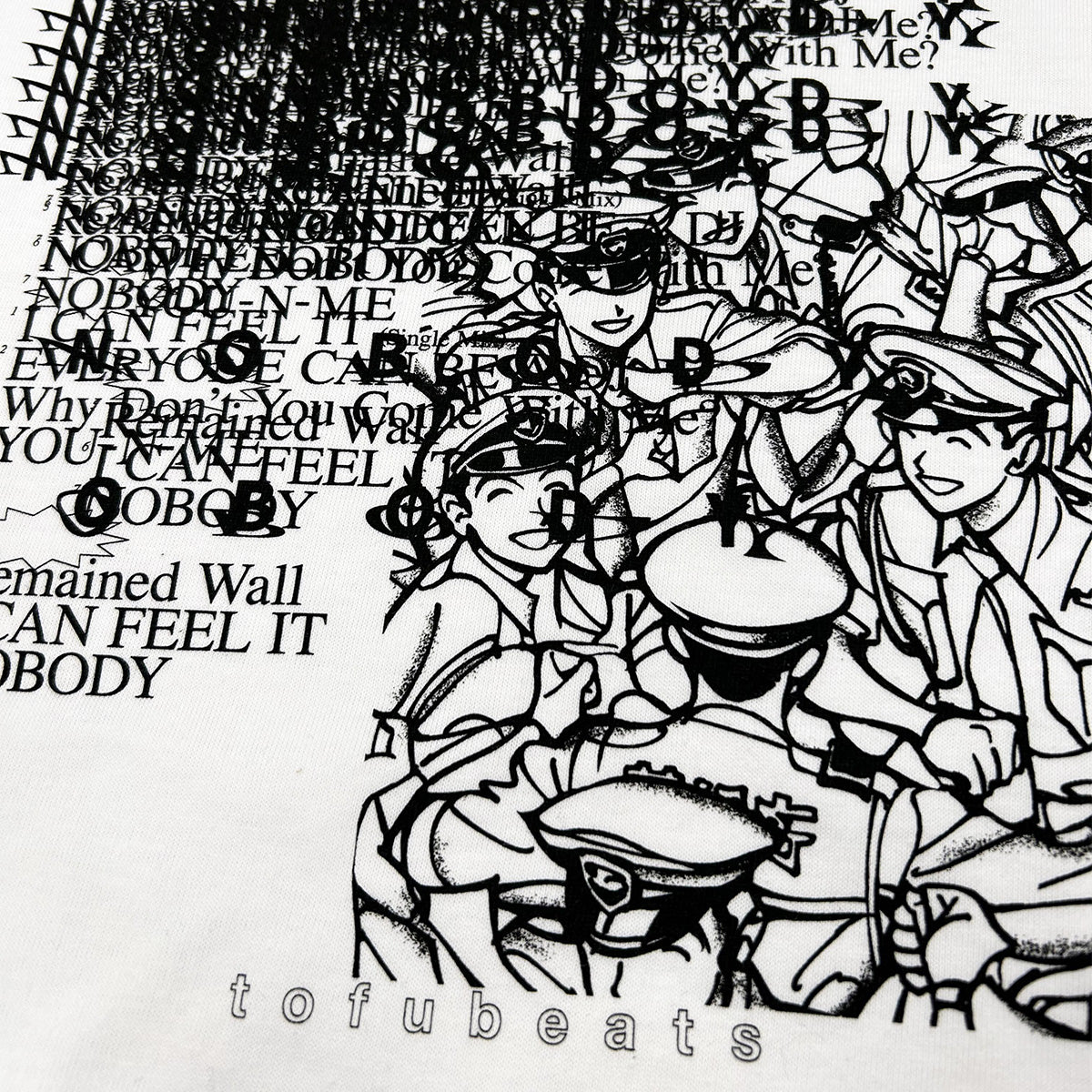 NOBODY　T-Shirts　WHITE