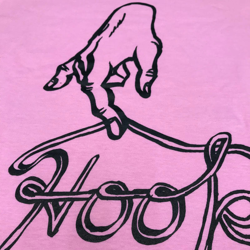 フックTシャツ ピンク [S]