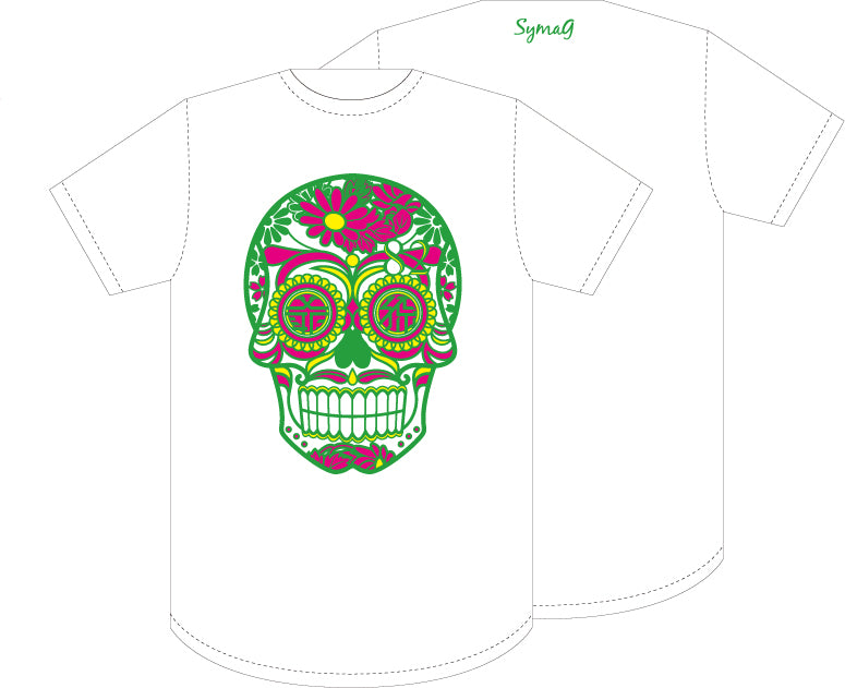 爺孫髑髏Tシャツ