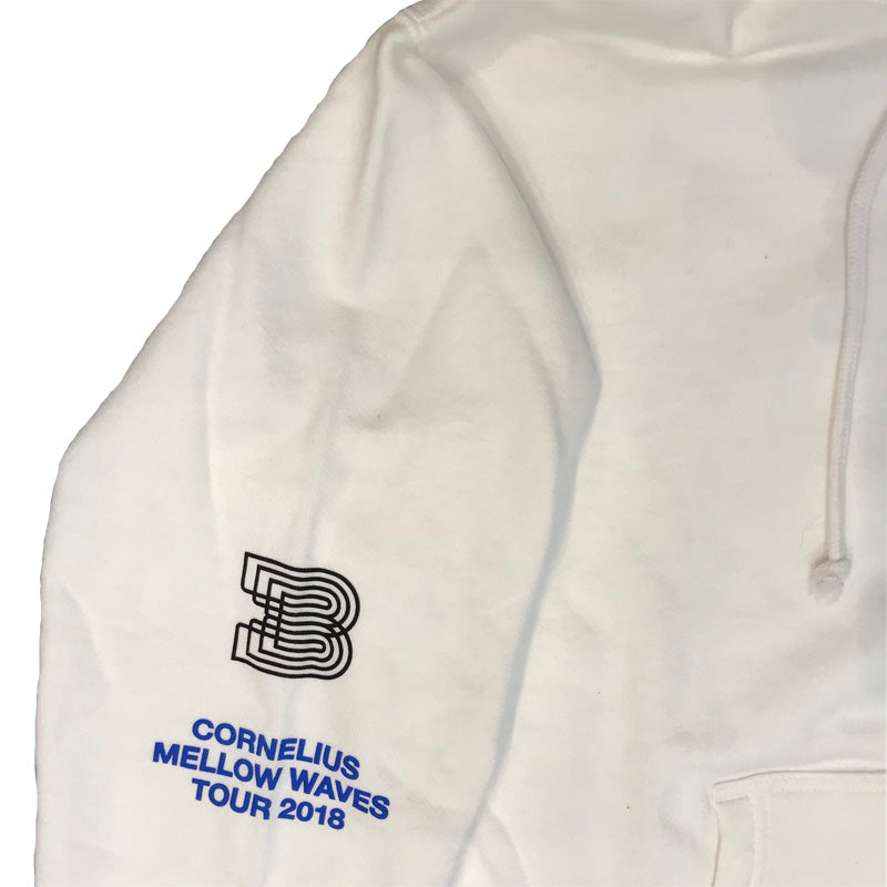 Mellow Waves Tour 2018 HOODIE White