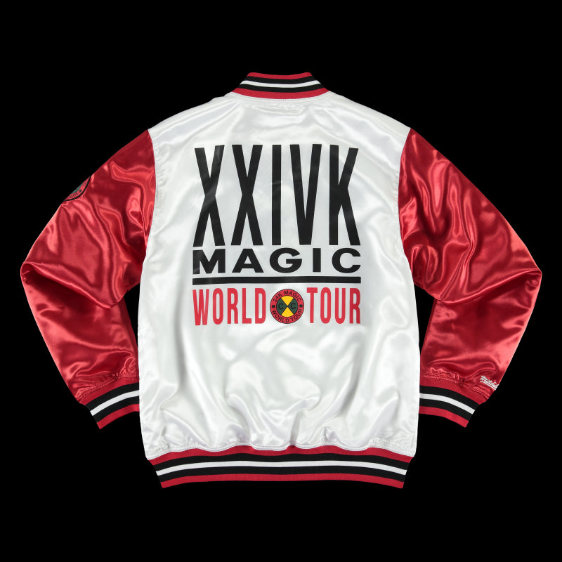 24K CXC サテン・ウォームアップ・ジャケット