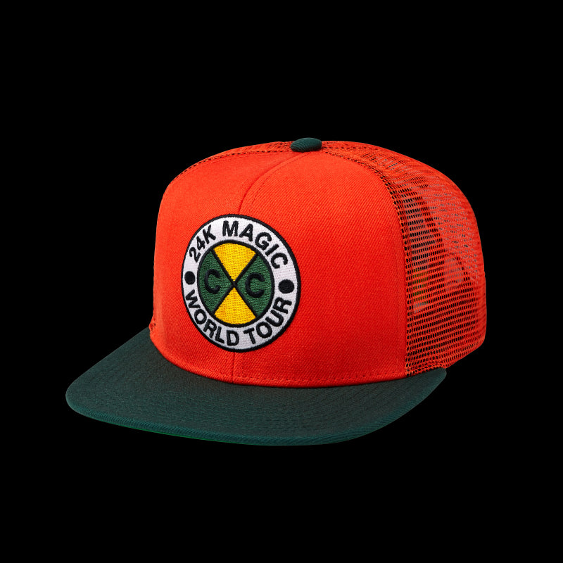 24K CXC　スナップバック・キャップ　（オレンジ）