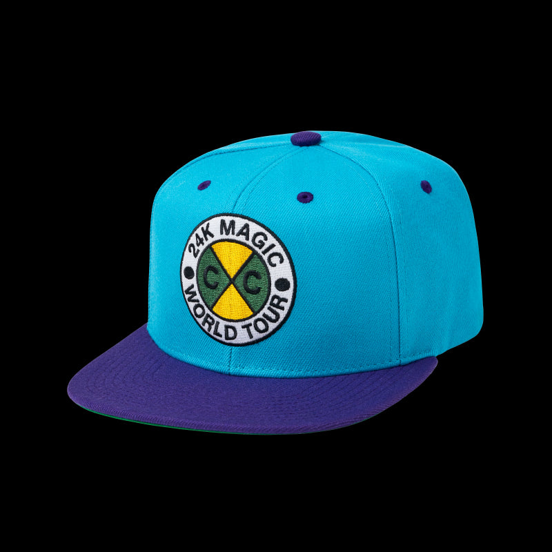 24K CXC　スナップバック・キャップ　（ティール）