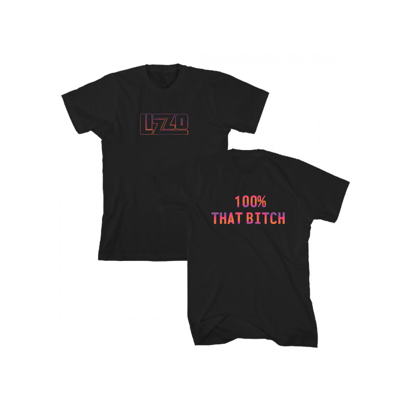 100％パーセントTシャツ（黒）