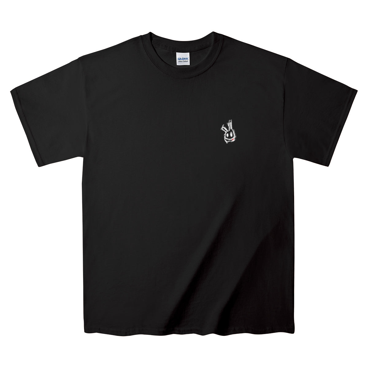 black small crayon logo Tシャツ（黒）