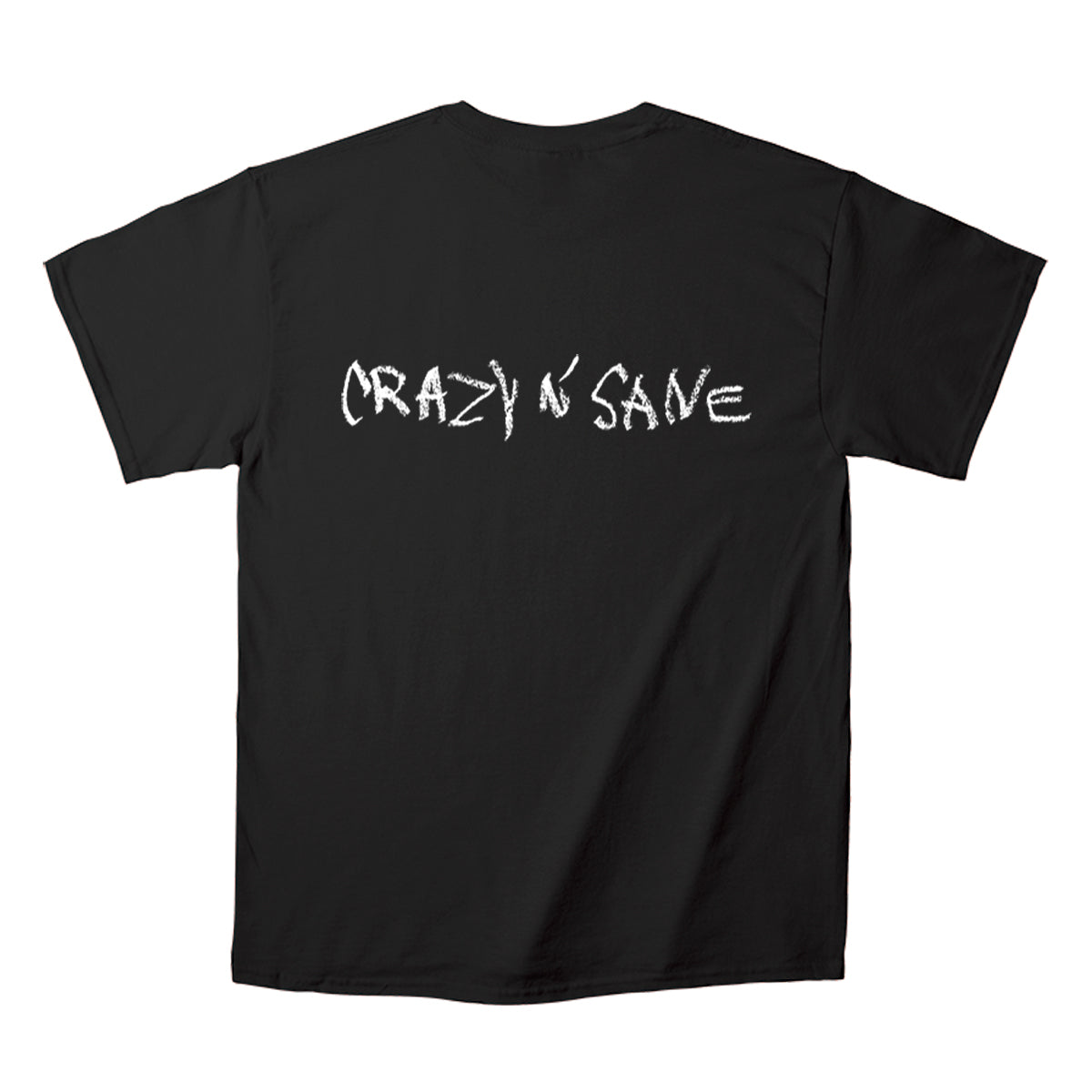 black small crayon logo Tシャツ（黒）