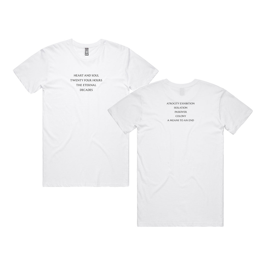 Closer Tracklist White Tシャツ