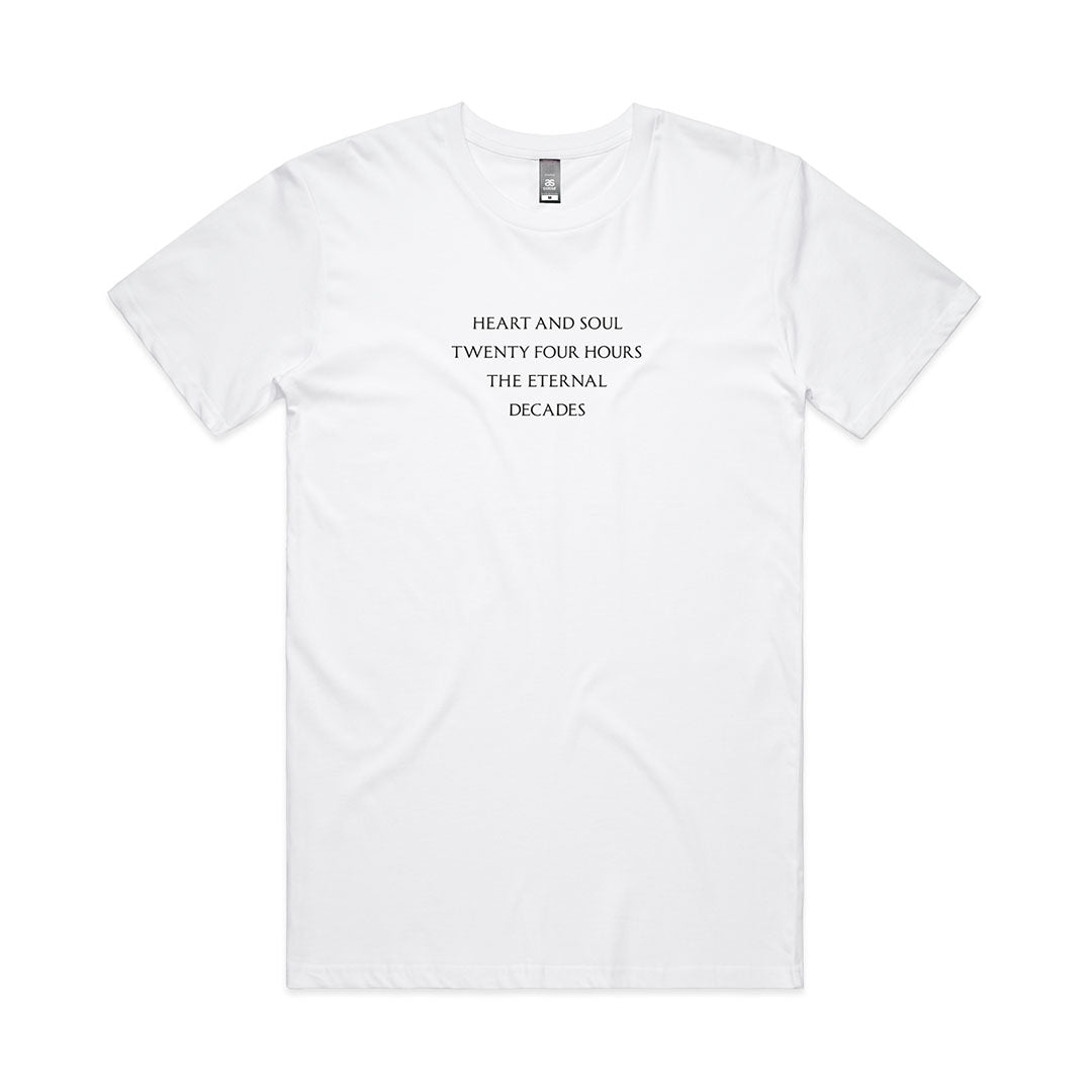 Closer Tracklist White Tシャツ