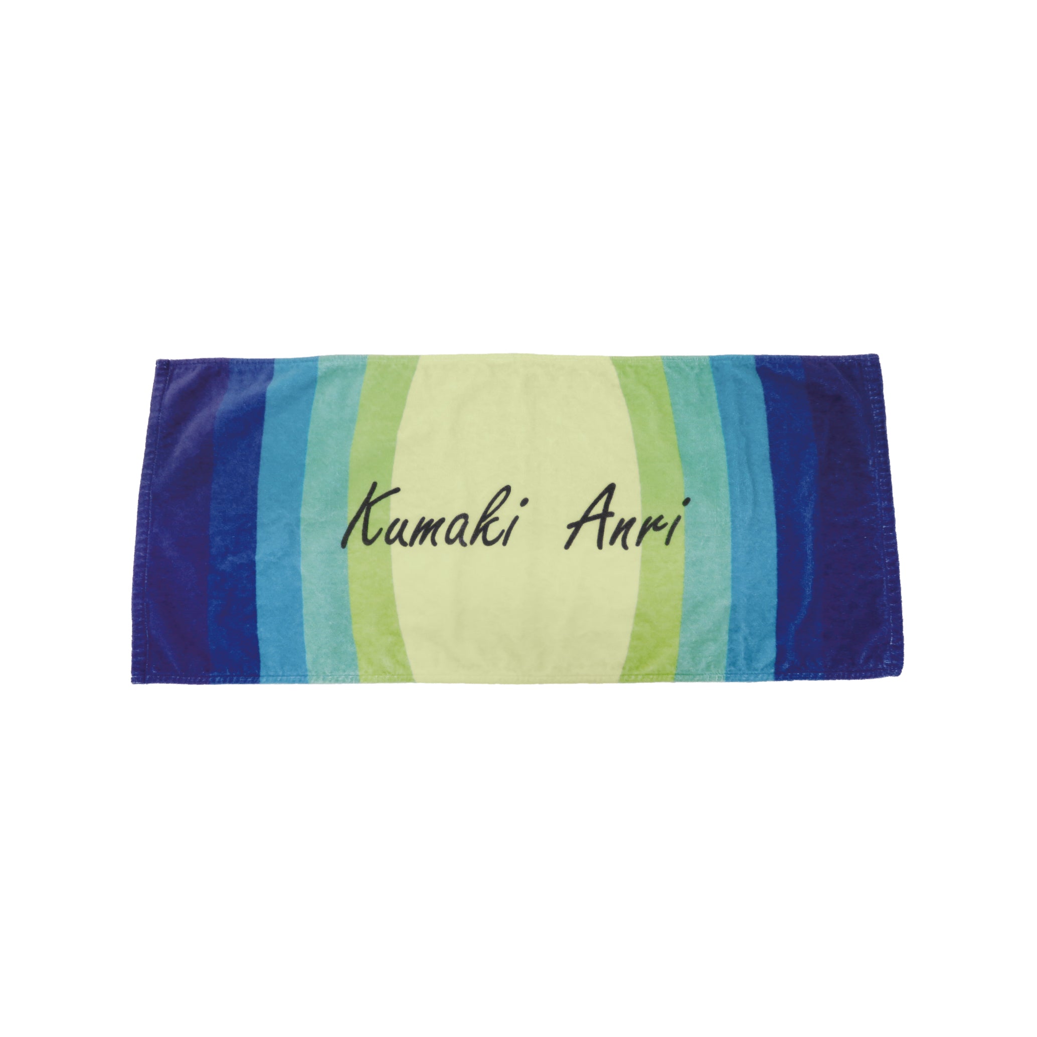 フェイスタオル ブルー