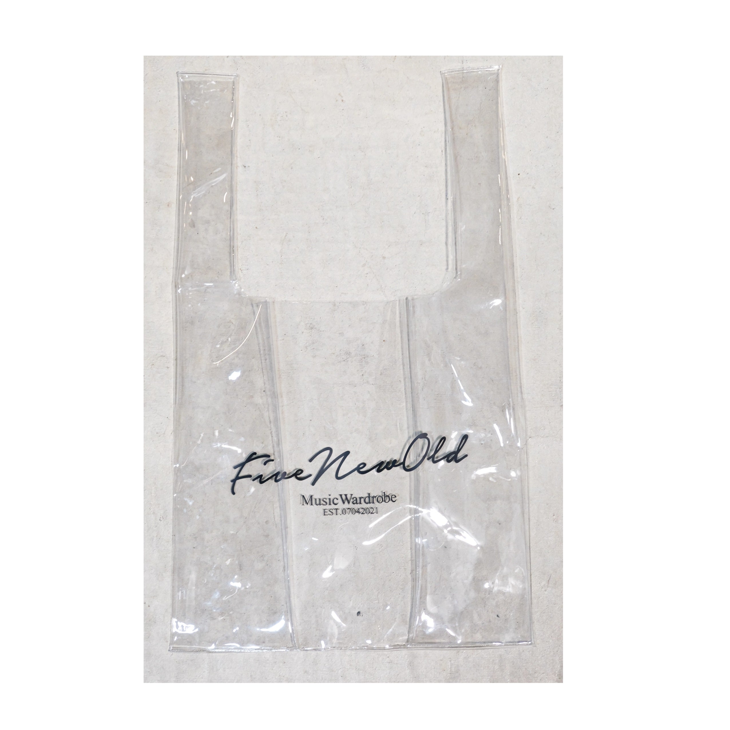 MUSIC WARDROBE PVC Shopper Tote [Clear]