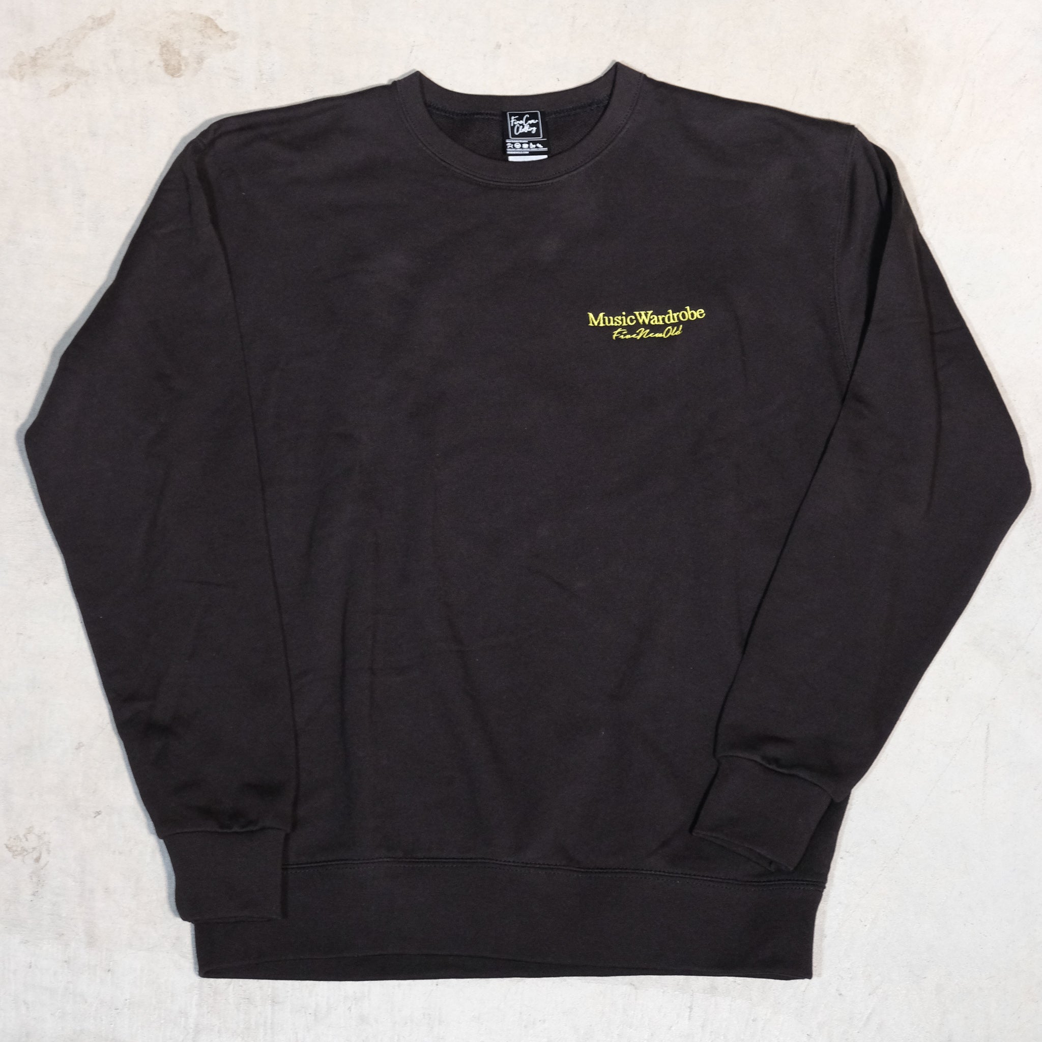 Head Phone Crew Neck Sweat [Black]