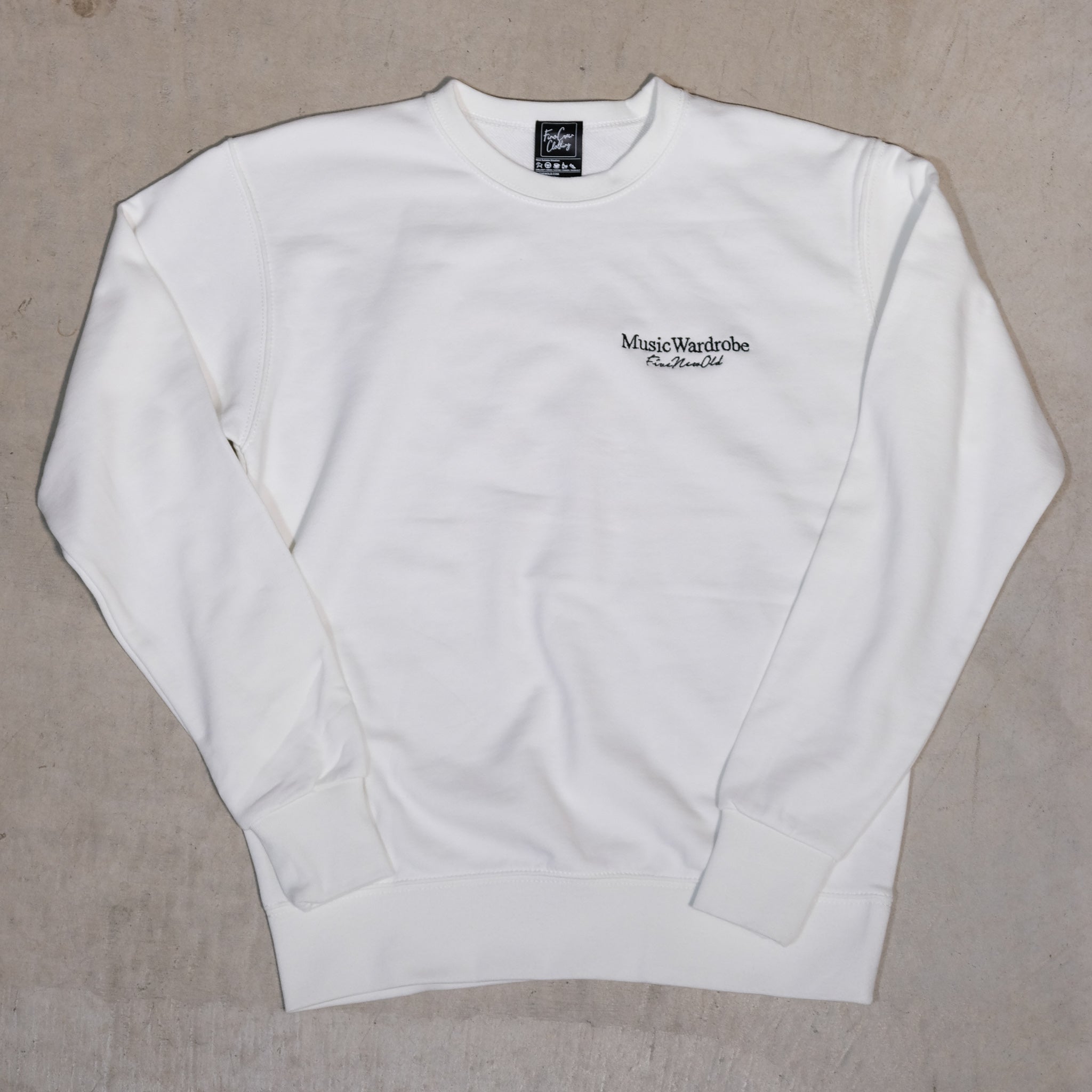 Head Phone Crew Neck Sweat [White]