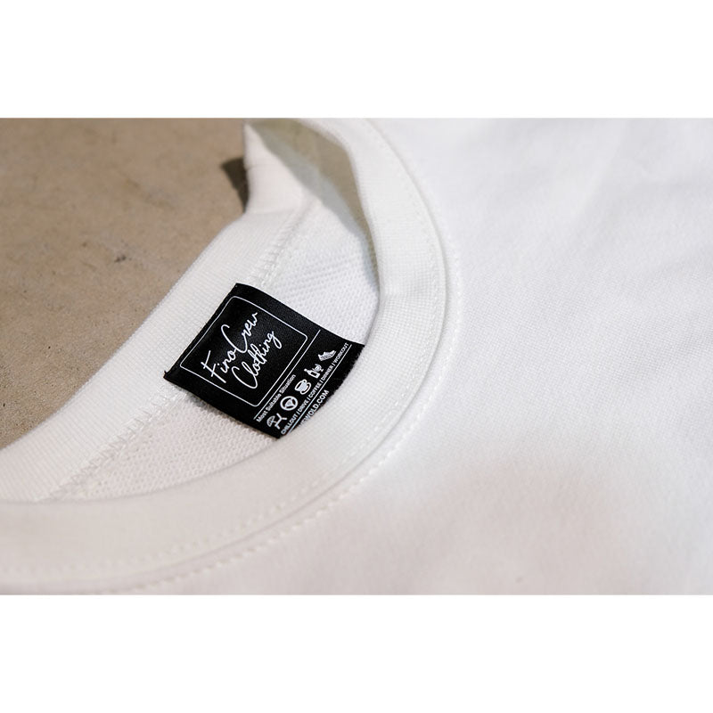 Head Phone Crew Neck Sweat [White]