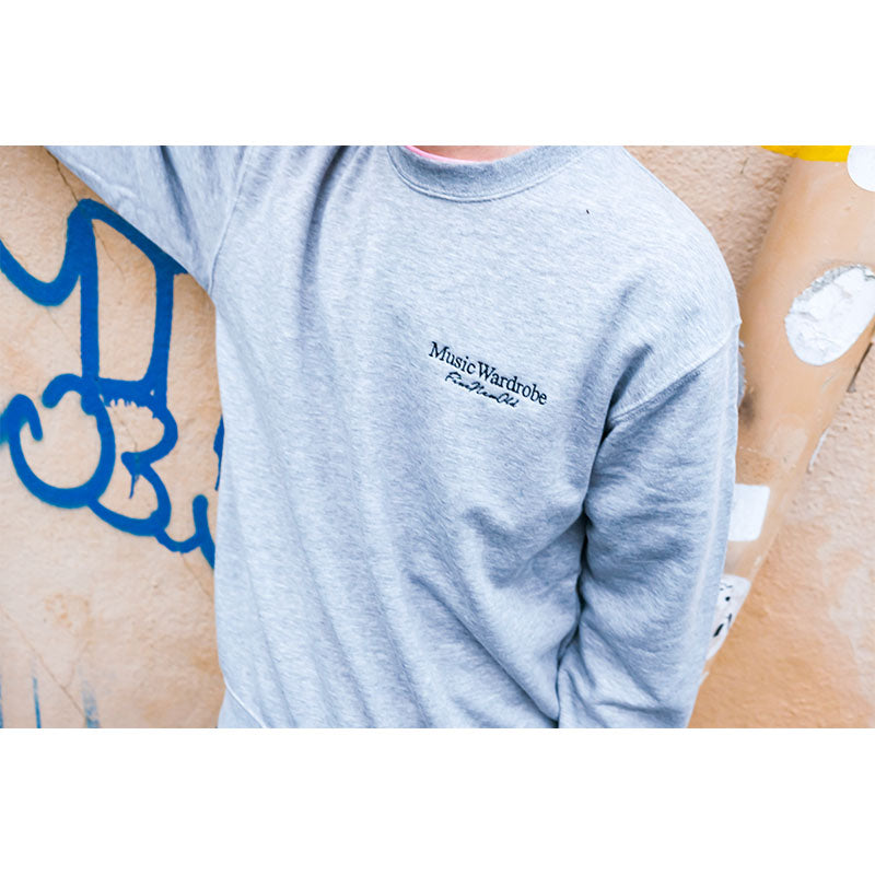 Head Phone Crew Neck Sweat [White]