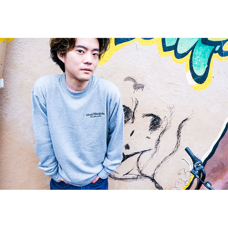 Head Phone Crew Neck Sweat [Gray]