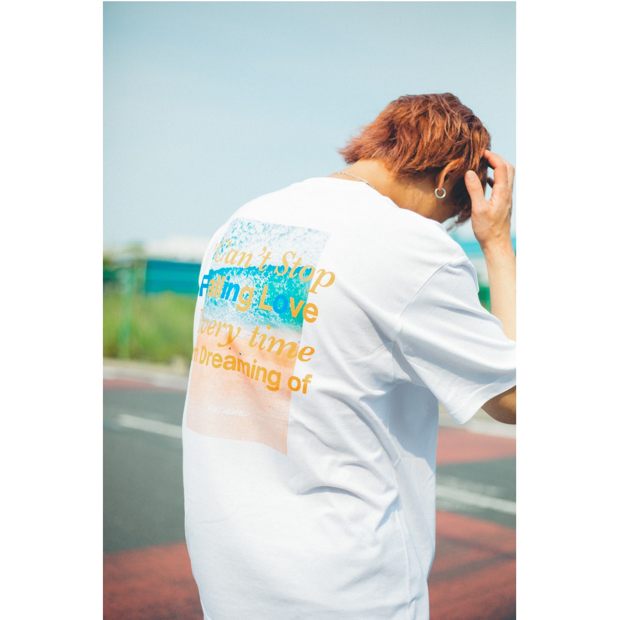 Summertime Pocket T-shirts [White]