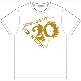 20周年記念Tシャツ｢POP`N SOUL 20｣ホワイト メンズ