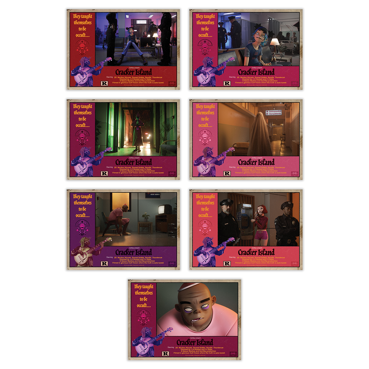 Gorillaz A4｜lobby card セット