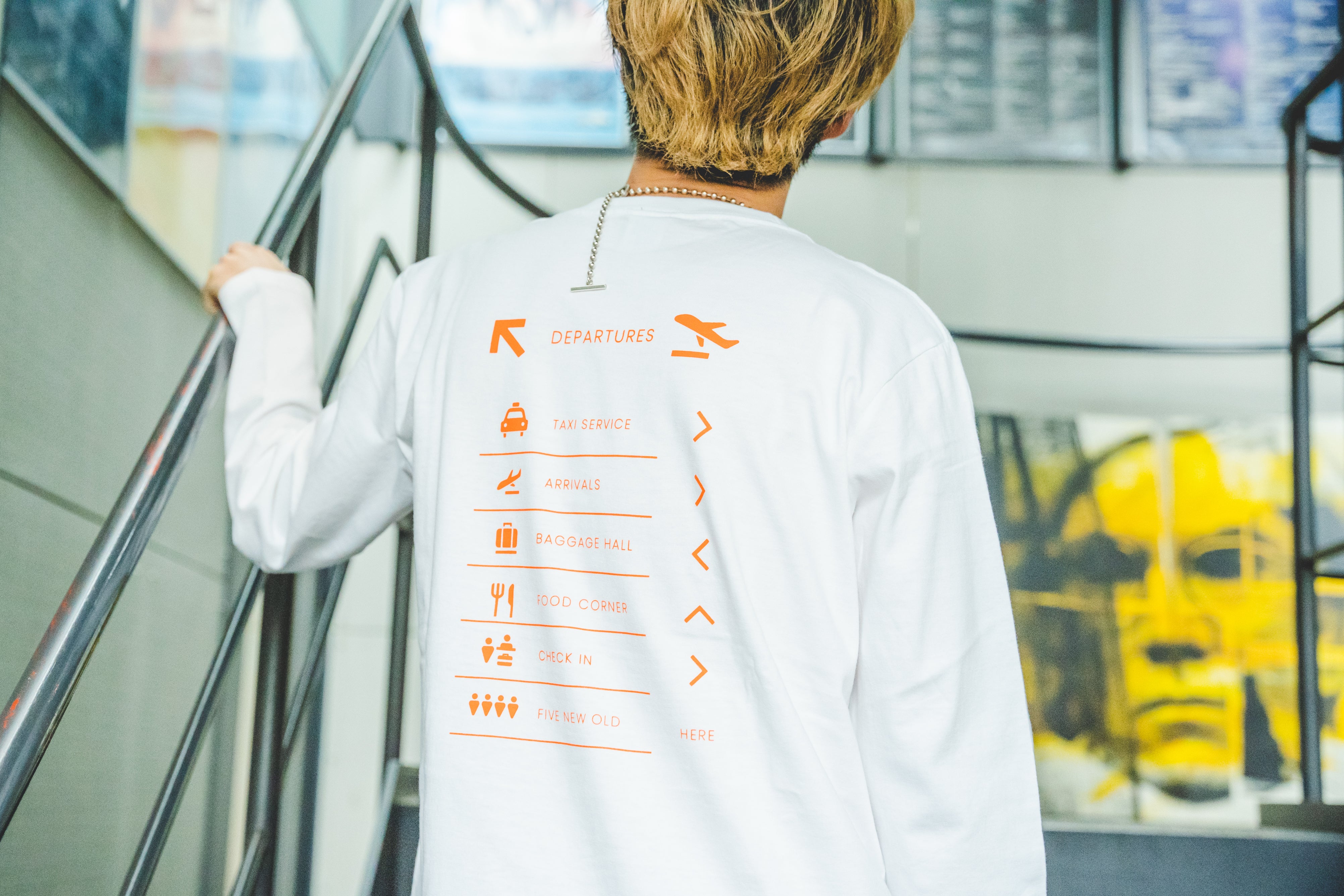 Departure Long Sleeve Shirts[White]